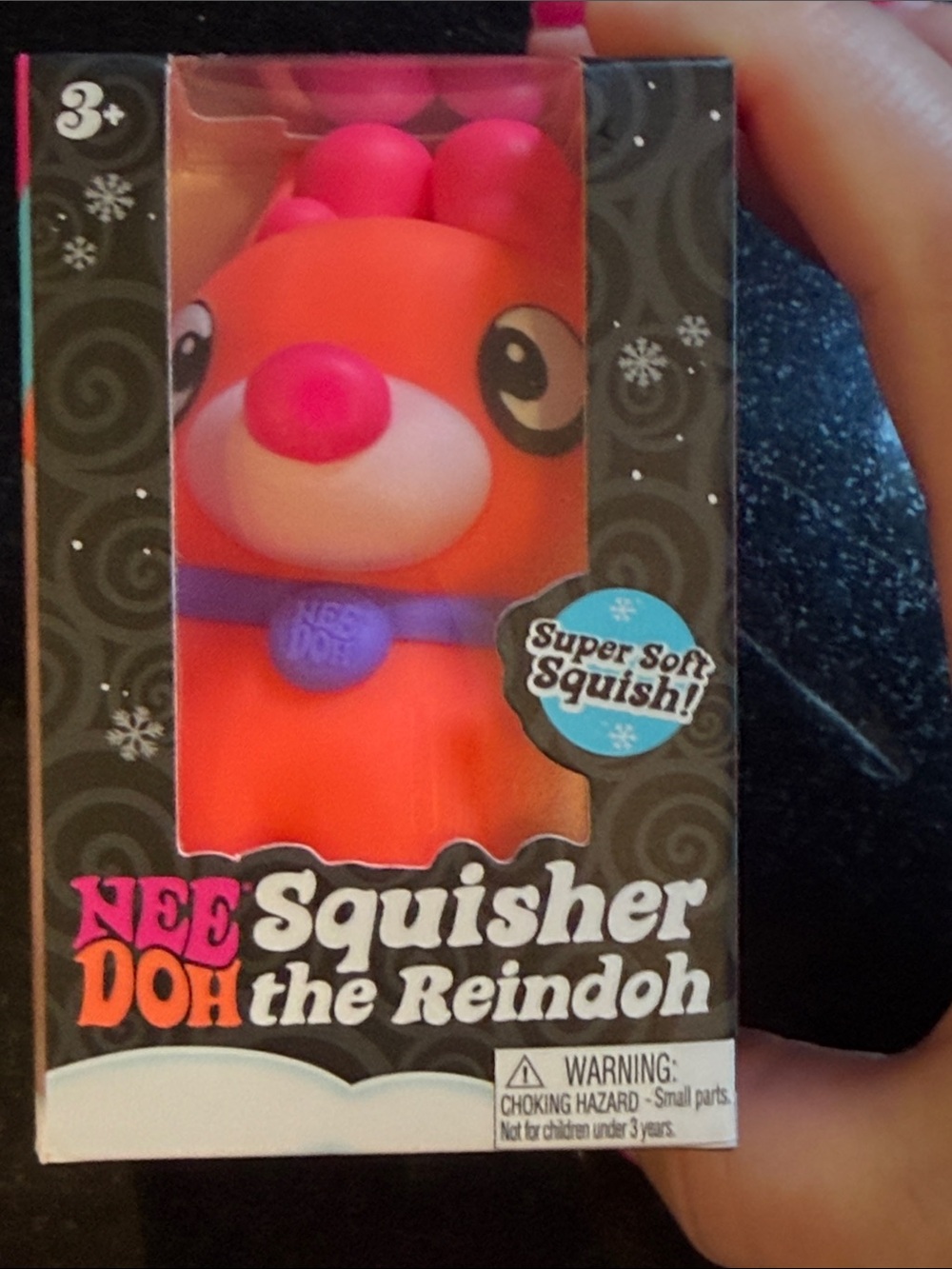 NIB 100% Auth NeeDoh Squisher the Reindoh - Orange - Picture 1 of 6